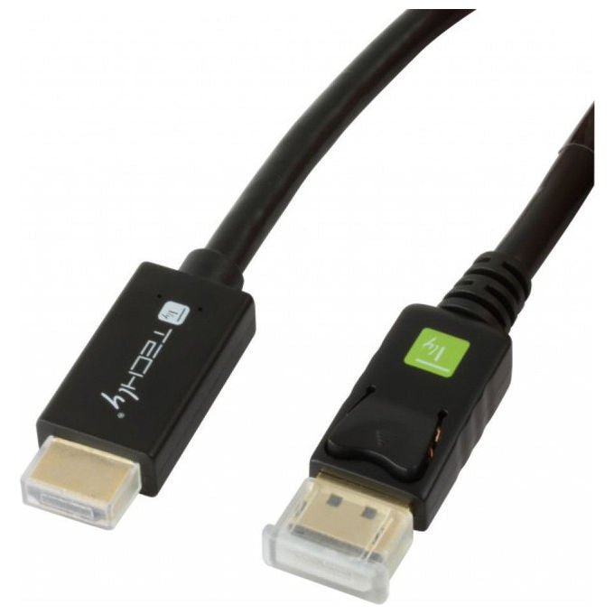 Techly ICOC DSP-H12-030 Cavo Convertitore da DisplayPort 1.2 a HDMI 4K 3 m colore Nero