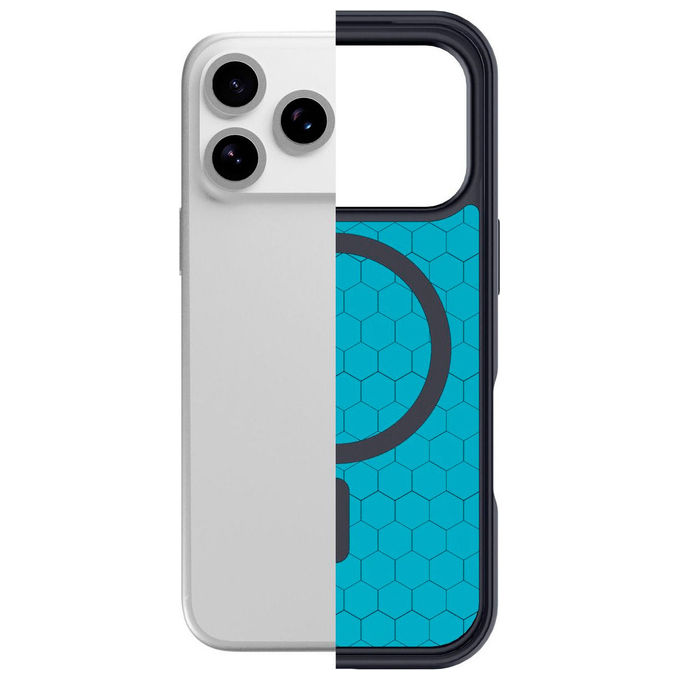 Cellularline ICYMAGIPH18PROB ICY MAG Cover per iPhone 18 Pro con tecnologia MagSafe e dissipazione del calore colore Blu