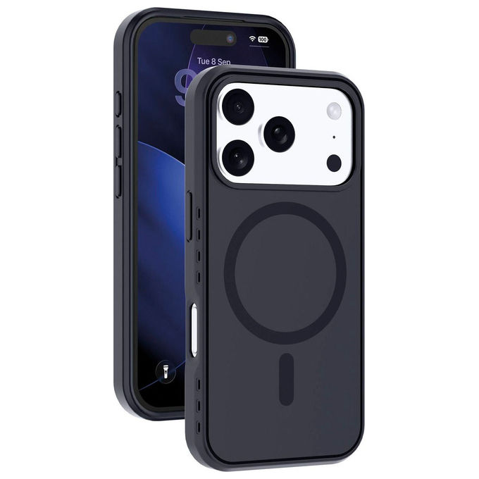 Cellularline ICYMAGIPH18PROB ICY MAG Cover per iPhone 18 Pro con tecnologia MagSafe e dissipazione del calore colore Blu