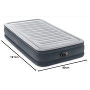 Intex Materasso Casa Singolo Dura Beam Tecnologia Fiber-Tech Con Pompa Elettrica