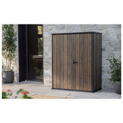 Keter Box Porta Attrezzi Vertical Shed Signature Walnut 140x73,6x170,4H cm
