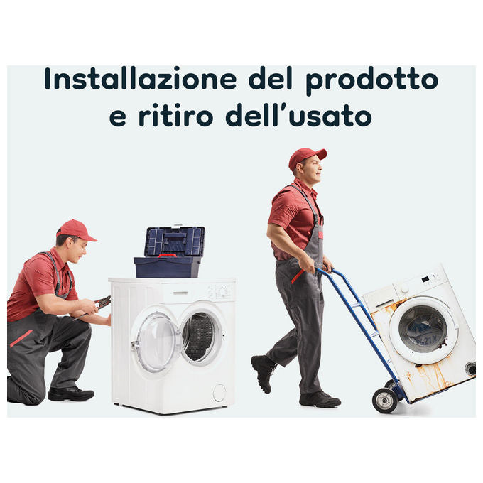 Candy Rapido' ROW51066DWMST-S Lavasciuga a caricamento frontale 10-6 Kg 1500 giri classe D Controllo remoto bianco 60x58x85