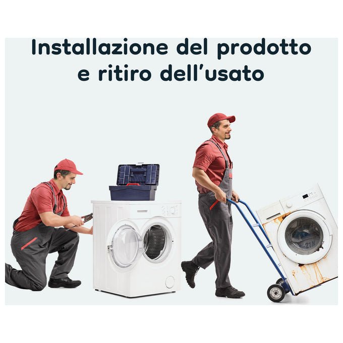 Ducati SD8120ID Lavatrice 8 kg 1200 rpm Classe A-20% Vapore LED (85x57x59,5 cm) colore Bianco