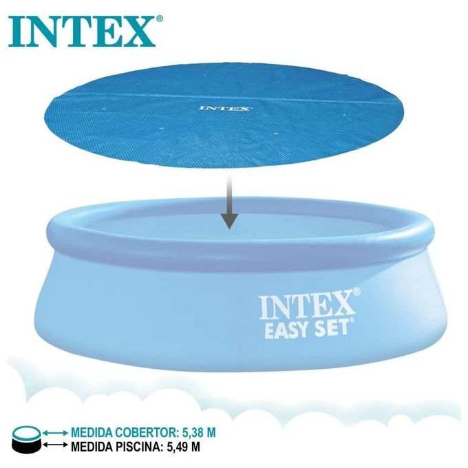 Intex Telo di Copertura Solare per Piscina Easy e Frame 549 cm Spessore 160 Micron Dimensioni di Produzione: Circa 538 cm 28015