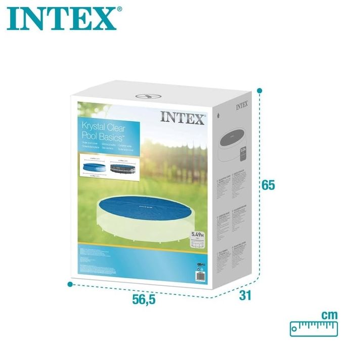 Intex Telo di Copertura Solare per Piscina Easy e Frame 549 cm Spessore 160 Micron Dimensioni di Produzione: Circa 538 cm 28015