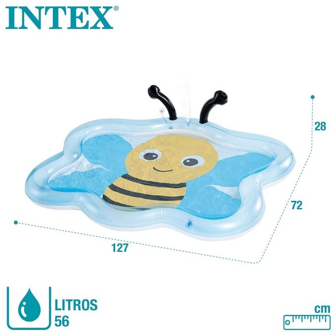 Intex Piscina Baby Pool Ape Colore Azzurro Giallo Nero 58434NP