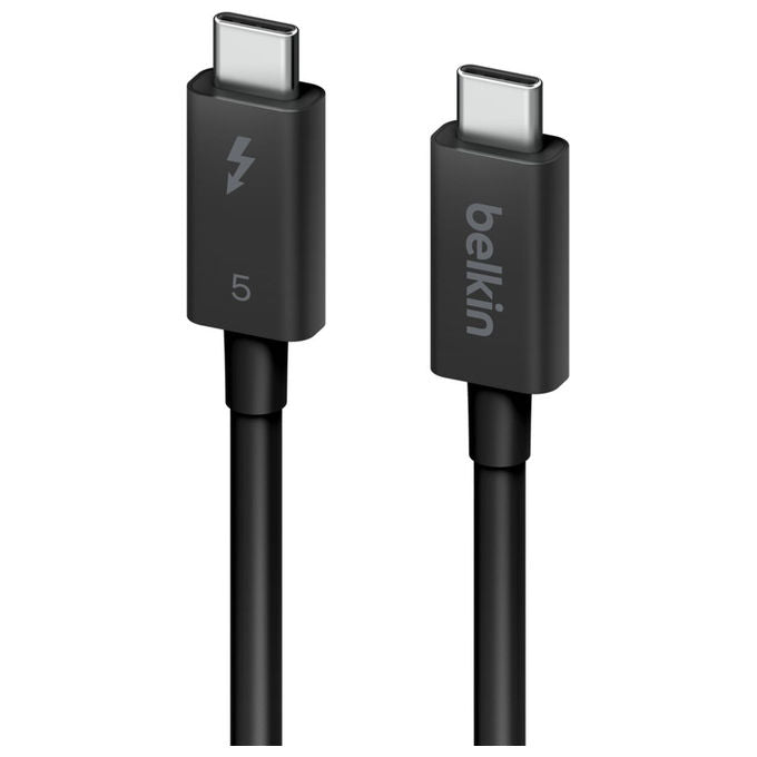 Belkin INZ005HQ1MBK Cavo Thunderbolt 5 1 m 120 Gbit-s 240 W colore Nero