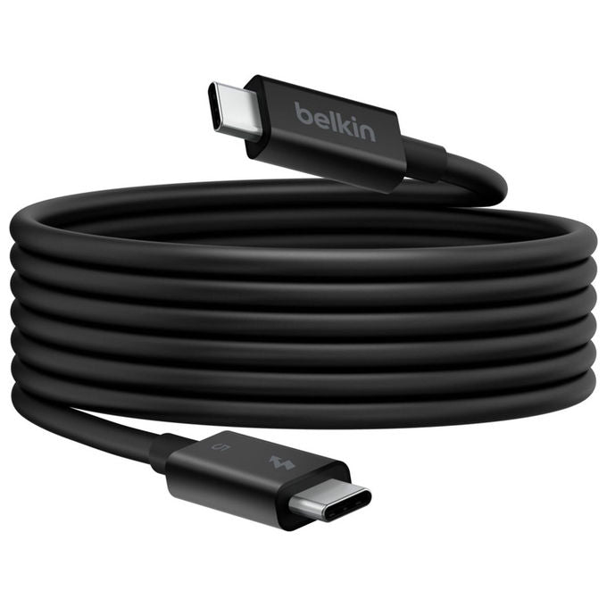 Belkin INZ005HQ1MBK Cavo Thunderbolt 5 1 m 120 Gbit-s 240 W colore Nero