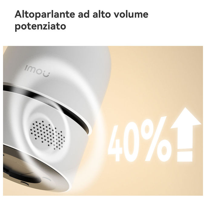 Imou IPC-S2XEP-10M0S Ranger Dual Pro Telecamera da interno 10MP Wi-Fi 2.4-5GHz colore Bianco