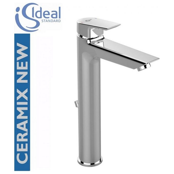 Ideal Standard Ceramix A6551 Miscelatore Lavabo Alto Con Scarico Cromo