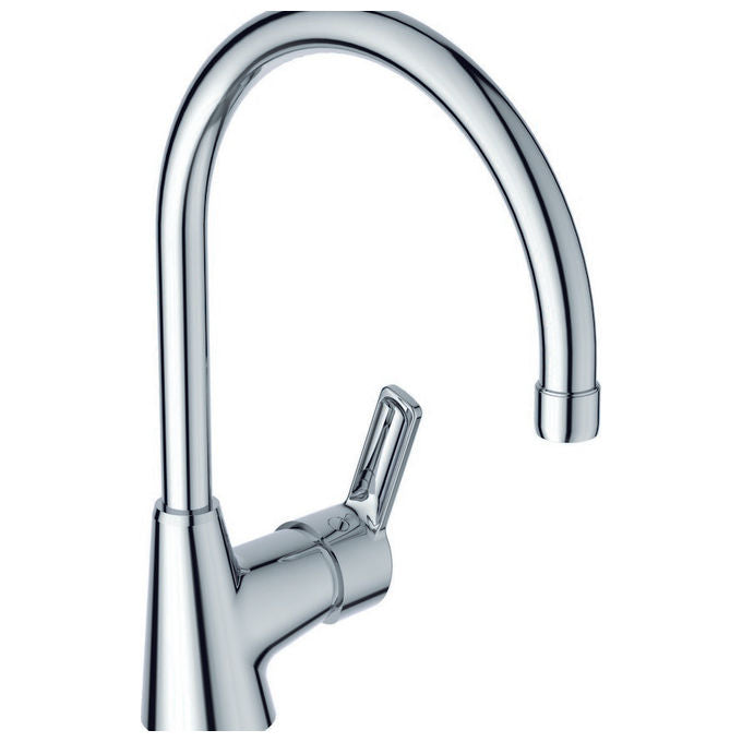 Ideal Standard Venta Miscelatore Lavello Bocca Ad Arcomonoforo Cromato