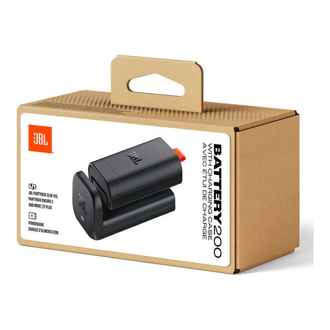 JBL JBLBATT200CHRGCASE Battery 200 with Charging Case Batteria ricaricabile 4722 mAh 34 Wh 3 h di ricarica colore Nero