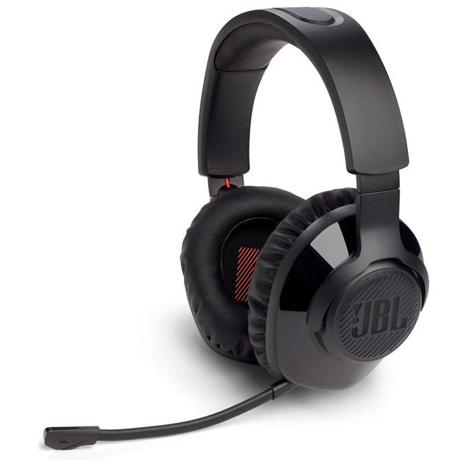 JBL JBLQ350WLBLK Quantum 350 Cuffie Gaming Over-Ear Wireless 2.4GHz Bluetooth Microfono Boom Rimovibile 22h Autonomia colore Nero
