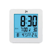 Jm JD-9035B Sveglia Digitale Radiocontrollata con Calendario Giorno-Mese-Anno Rilevazione della Temperatura Interna