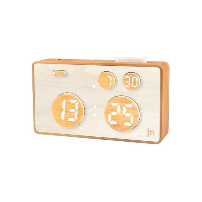 JM Sveglia JD 9532 con Funzione Radio e Design Compatto Ideale per Ogni Stanza