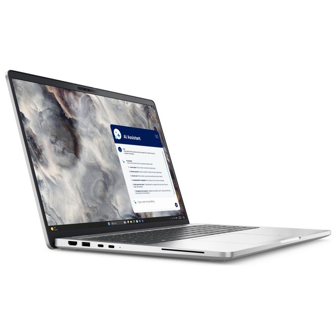 Dell JF58F Pro 16 Plus Computer portatile Intel Core Ultra 7 255U 32 GB 1 TB SSD 16'' Full HD+ Wi-Fi 6E Windows 11 Pro colore Alluminio