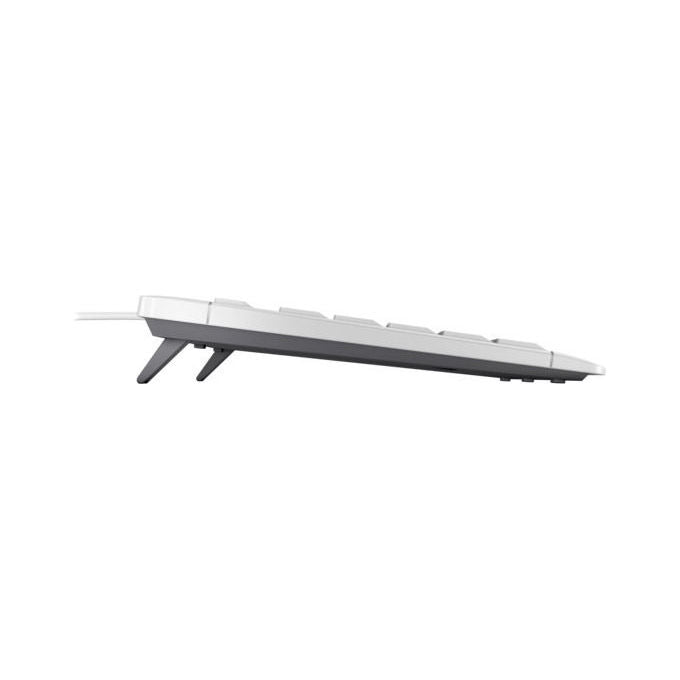 Cherry JK-8600EU-0 STREAM KEYBOARD TKL Tastiera Cablata USB QWERTY Inglese 93 Tasti Meccanismo a Forbice Cherry SX Bianco