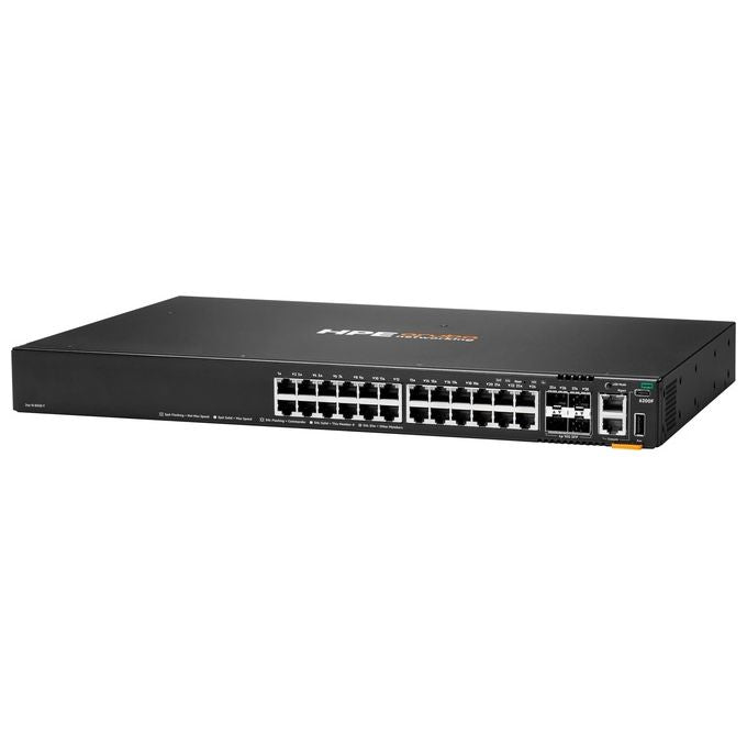 HPE JL724B Aruba Networking CX 6200F Switch Gestito L3 24 Porte Gigabit Ethernet 4 SFP+ 1U colore Nero