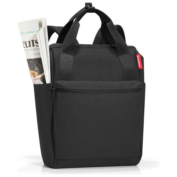 Reisenthel JR7003 allrounder R Borsa a tracolla Zaino 12 L Poliestere Nero colore Nero