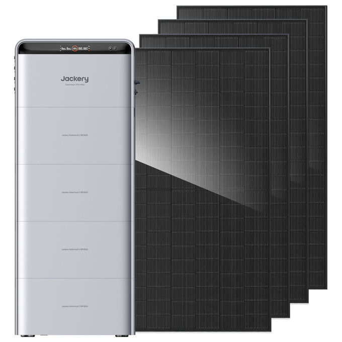 Jackery JS3-2500PMA-GY SolarVault 3 Pro Max Stazione di Alimentazione Portatile 2520 Wh 2500 W Tecnologia LiFePo4 colore Grigio