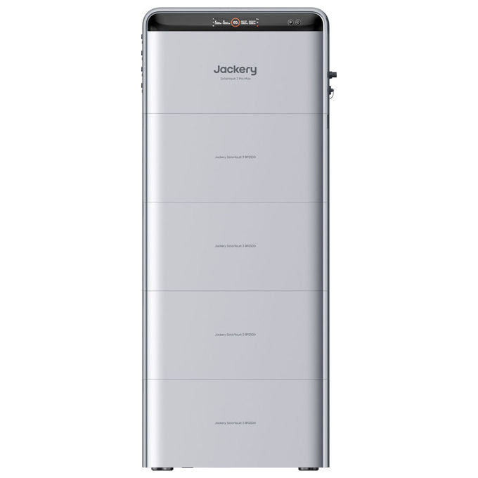Jackery JS3-2500PMA-GY SolarVault 3 Pro Max Stazione di Alimentazione Portatile 2520 Wh 2500 W Tecnologia LiFePo4 colore Grigio