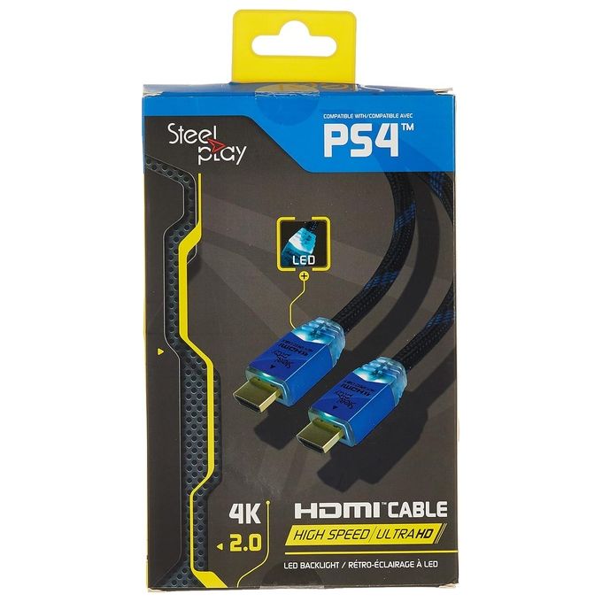 Steelplay 4k 2.0 HDMI Hspd Uhd Ledcab 2m PS4 Playstation 4
