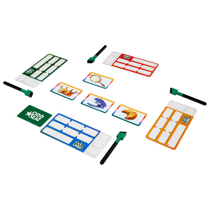 Mattel Games JVW92 Gioco di Societa' Odd Logic 8+ 3-6 Giocatori colore Multicolore