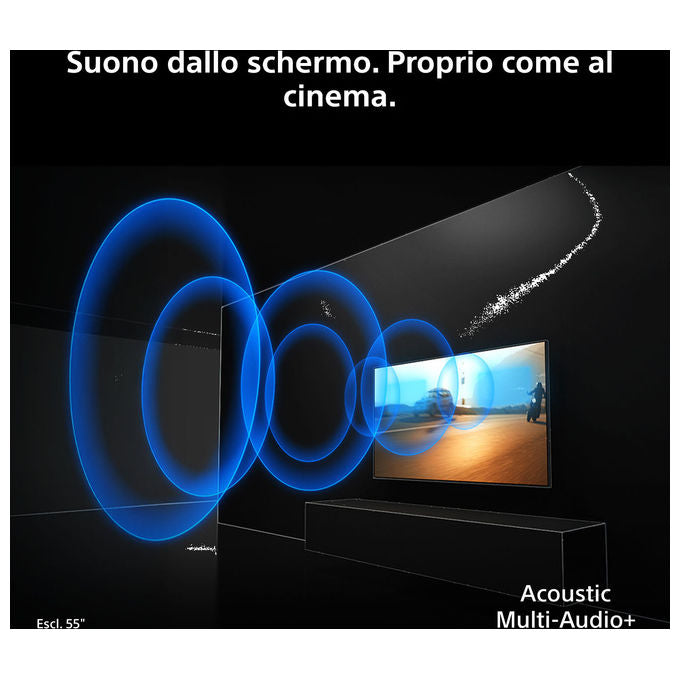 Sony K-65XR75M2 BRAVIA 7 II Smart TV 65'' True RGB LED 4K UHD 120Hz Dolby Vision Google TV colore Nero