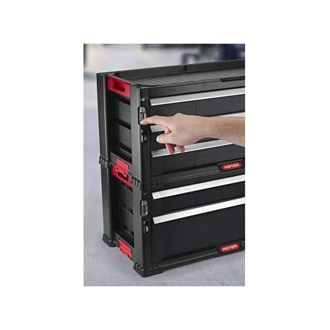 Keter Carrello Portatuensili 7 Cassetti Con Ruote 56x28x74cm