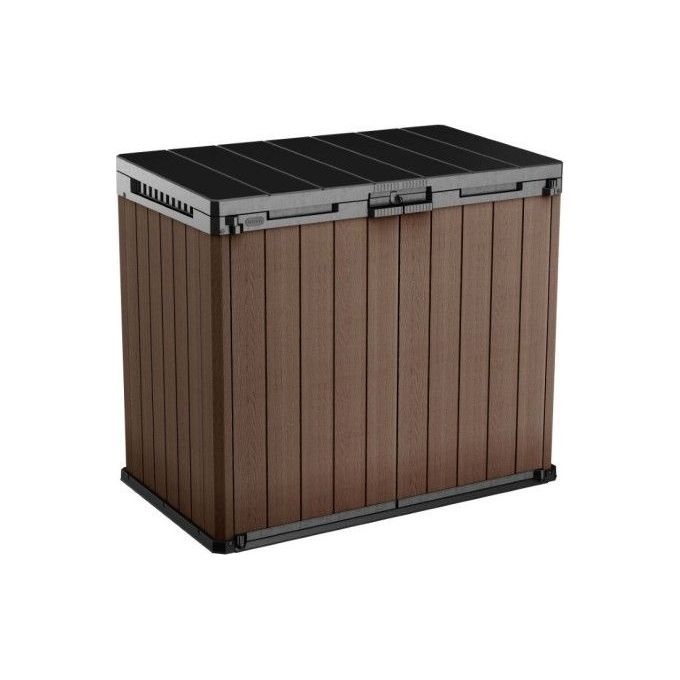 Keter K259119 Store It Out Darwin Box Porta Attrezzi da Giardino 1150 L 140x80x120 cm colore Marrone