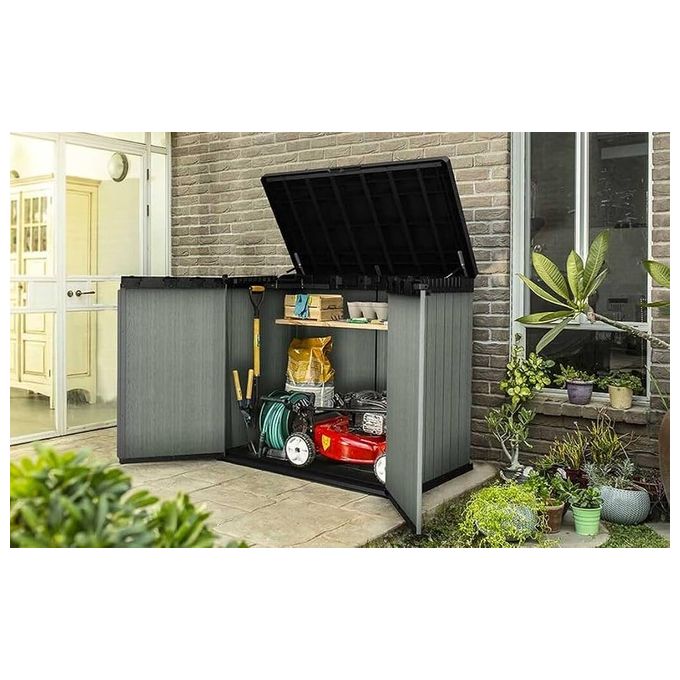 Keter 262120 Store-It-Out Darwin Baule Portattrezzi da Giardino 1150 L 140x80x120 cm colore Verde