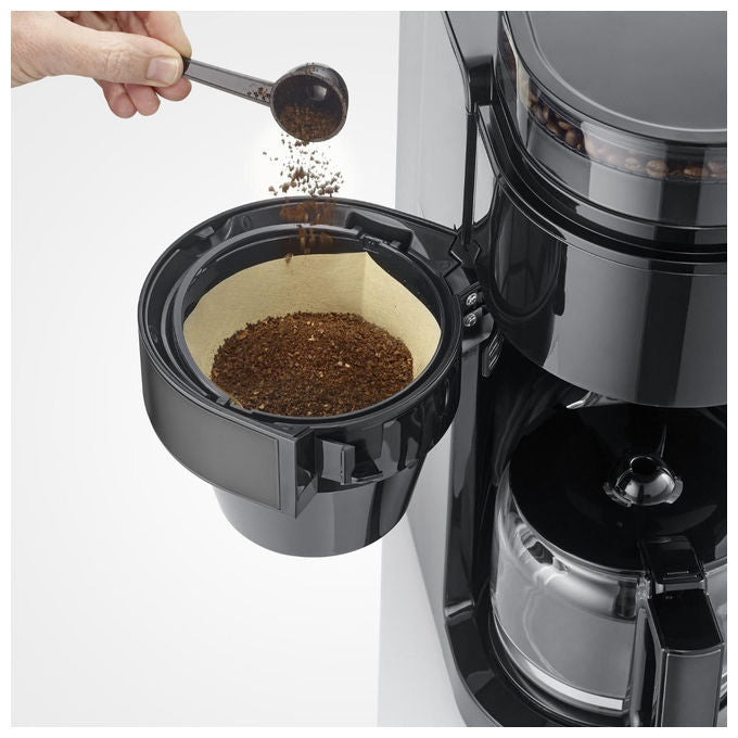 Severin KA4830 Macchina da caffe' con filtro Automatica-Manuale con macinatore integrato 10 tazze 900 W colore Nero