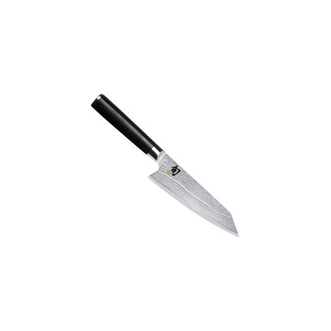 KAI DM-0777 Shun Kiritsuke 15 cm Acciaio VG-MAX 32 strati Damasco Doppio filo Pakkawood colore Nero