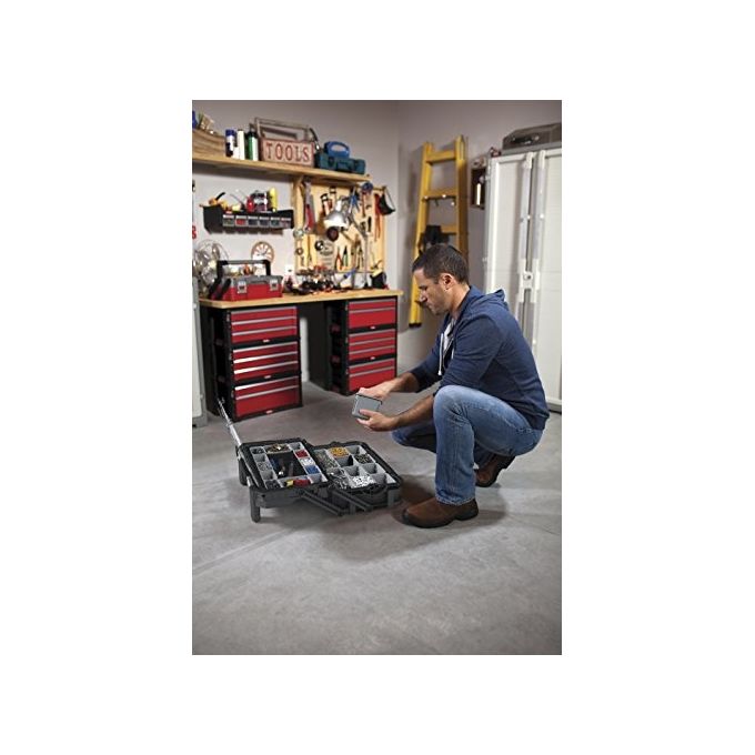 Keter Connect Cantilever Organizer Cassetta Porta Attrezzi E Utensili In Plastica