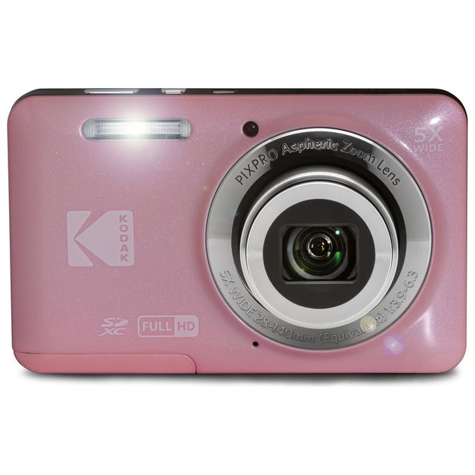 Kodak KF55PK Fotocamera compatta 16 MP CMOS 1-2.3'' 5x zoom Full HD 2.7'' colore Rosa