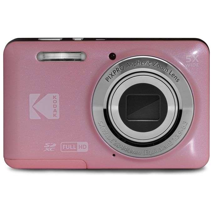 Kodak KF55PK Fotocamera compatta 16 MP CMOS 1-2.3'' 5x zoom Full HD 2.7'' colore Rosa