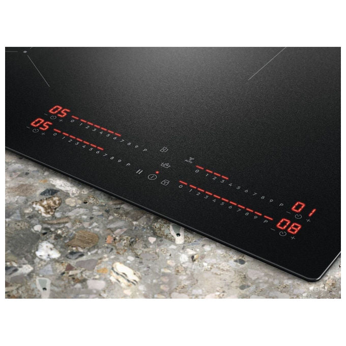 Electrolux KIS62453IZ Serie 700 Piano cottura induzione 60 cm 4 zone SenseBoil Bridge Hob2Hood Slider Touch colore Nero