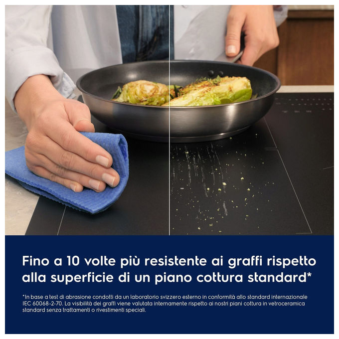 Electrolux KIS62453IZ Serie 700 Piano cottura induzione 60 cm 4 zone SenseBoil Bridge Hob2Hood Slider Touch colore Nero