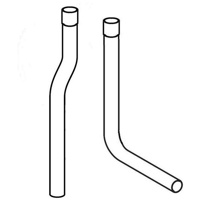 Go Plast Kit Tubo Discesa Plastica Per Vaso Diam.32 H.1900