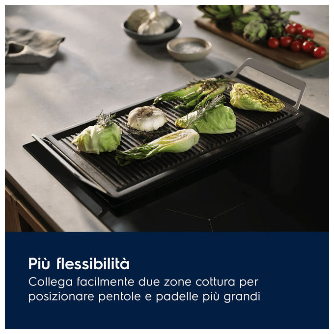 Electrolux 60 Cm - Vetroceramica Ad Induzione Matt Nero Opaco Piano cottura ad induzione 60 cm 4 zone colore Nero