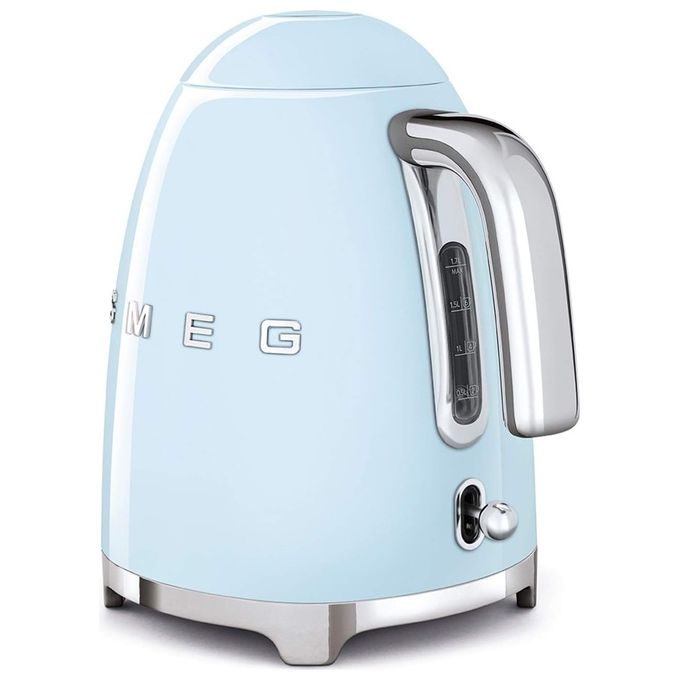 Smeg KLF03PBEU Estetica 50's Style Bollitore Elettrico Capacita' 1,7 Litri 7 Tazze Potenza 2400 W Azzurro