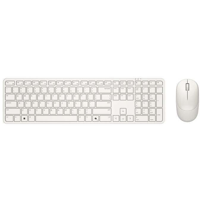 Dell KM526-LT-INT Pro 5 KM526 Kit Tastiera e Mouse Wireless QWERTY US International con Mouse 6000 DPI Bianco