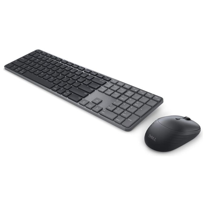 Dell KM726-INT-EMEA Pro 7 Slim Kit Tastiera e Mouse Wireless Bluetooth QWERTY US International colore Nero