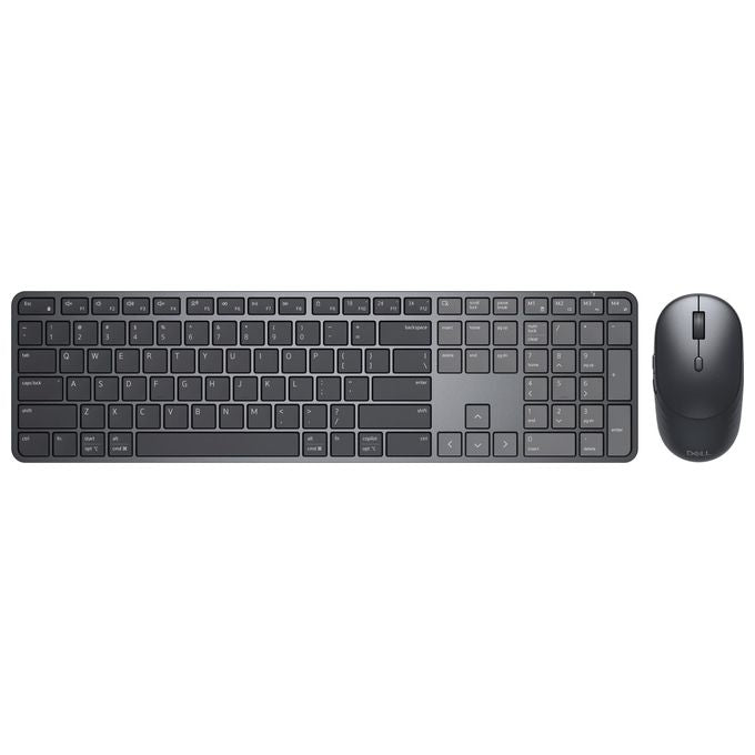 Dell KM726-INT-EMEA Pro 7 Slim Kit Tastiera e Mouse Wireless Bluetooth QWERTY US International colore Nero