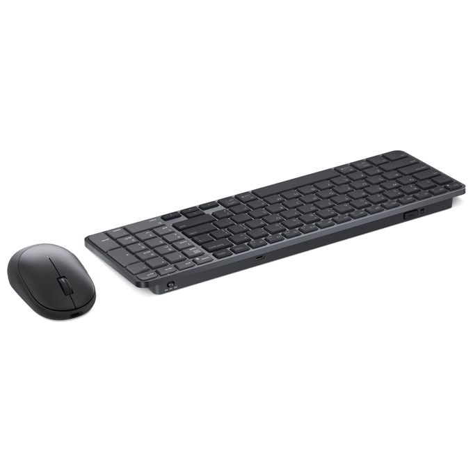 Dell KM746-BLK-INT Pro 7 Tastiera e Mouse Wireless RF + Bluetooth QWERTY US Internazionale Grafite