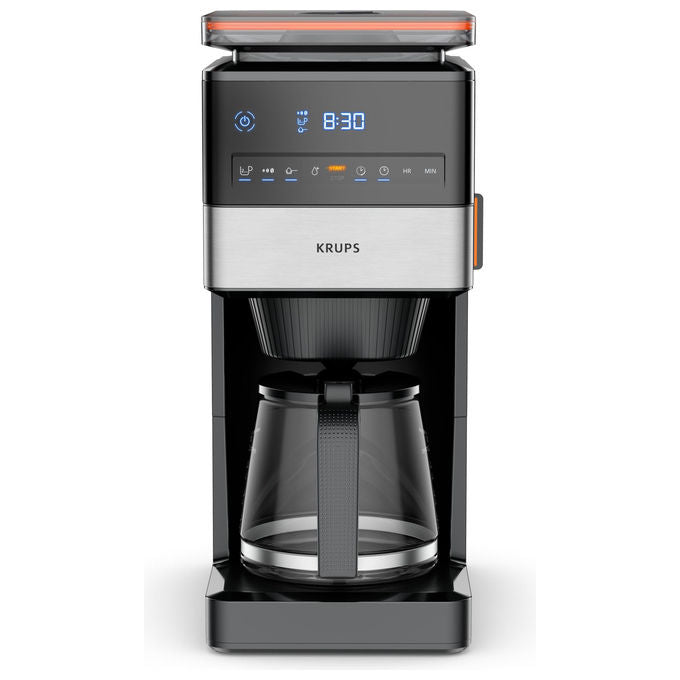 Krups KM8428 Grind Aroma XL Macchina da caffe' con filtro 1,5 L 1000 W molinillo integrato colore Nero in acciaio inox