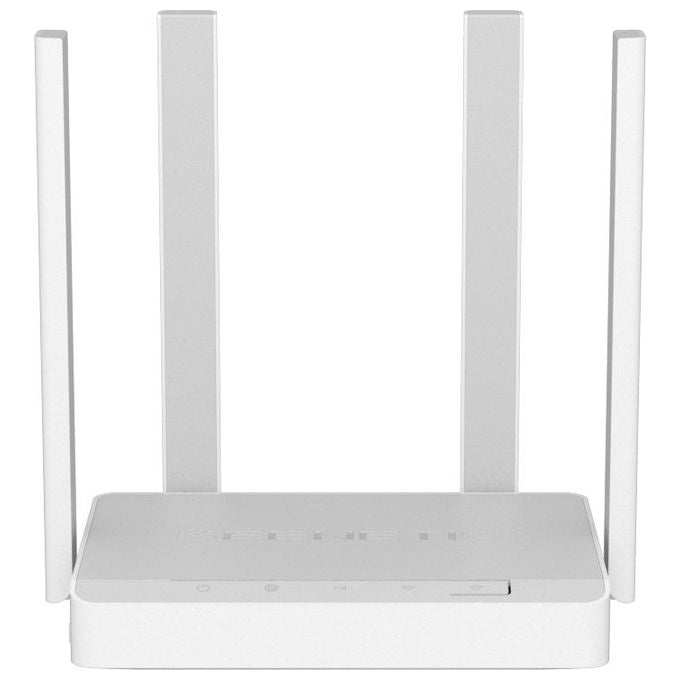 Keenetic KN-1913-01-EU Router Gigabit Wi-Fi 5 AC1200 con Smart Switch Gigabit Integrato 4 Porte LAN 1 Porta WAN 1 USB 2.0 colore Nero