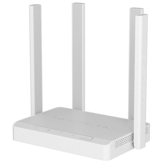 Keenetic KN-1913-01-EU Router Gigabit Wi-Fi 5 AC1200 con Smart Switch Gigabit Integrato 4 Porte LAN 1 Porta WAN 1 USB 2.0 colore Nero