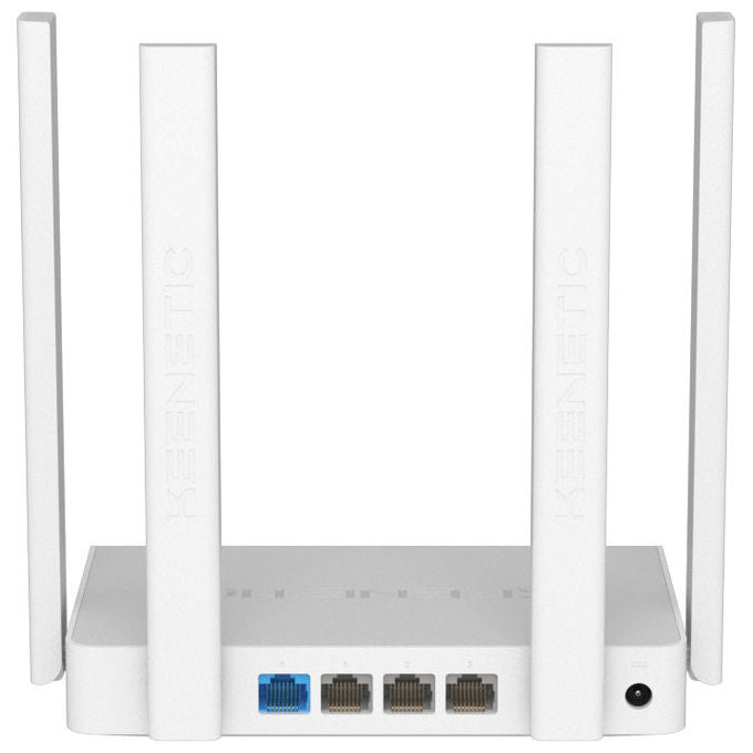 Keenetic KN-1913-01-EU Router Gigabit Wi-Fi 5 AC1200 con Smart Switch Gigabit Integrato 4 Porte LAN 1 Porta WAN 1 USB 2.0 colore Nero