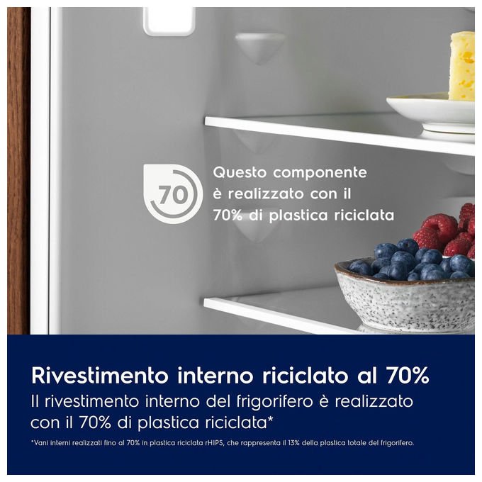 Electrolux KNA6LE18S frigorifero combinato da incasso 177 cm classe E 34 dB LowFrost colore Bianco